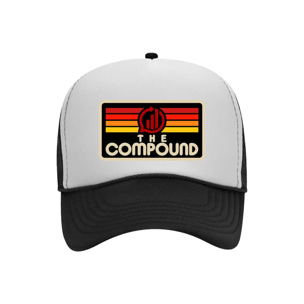 Sunset Patch Trucker (B/W)