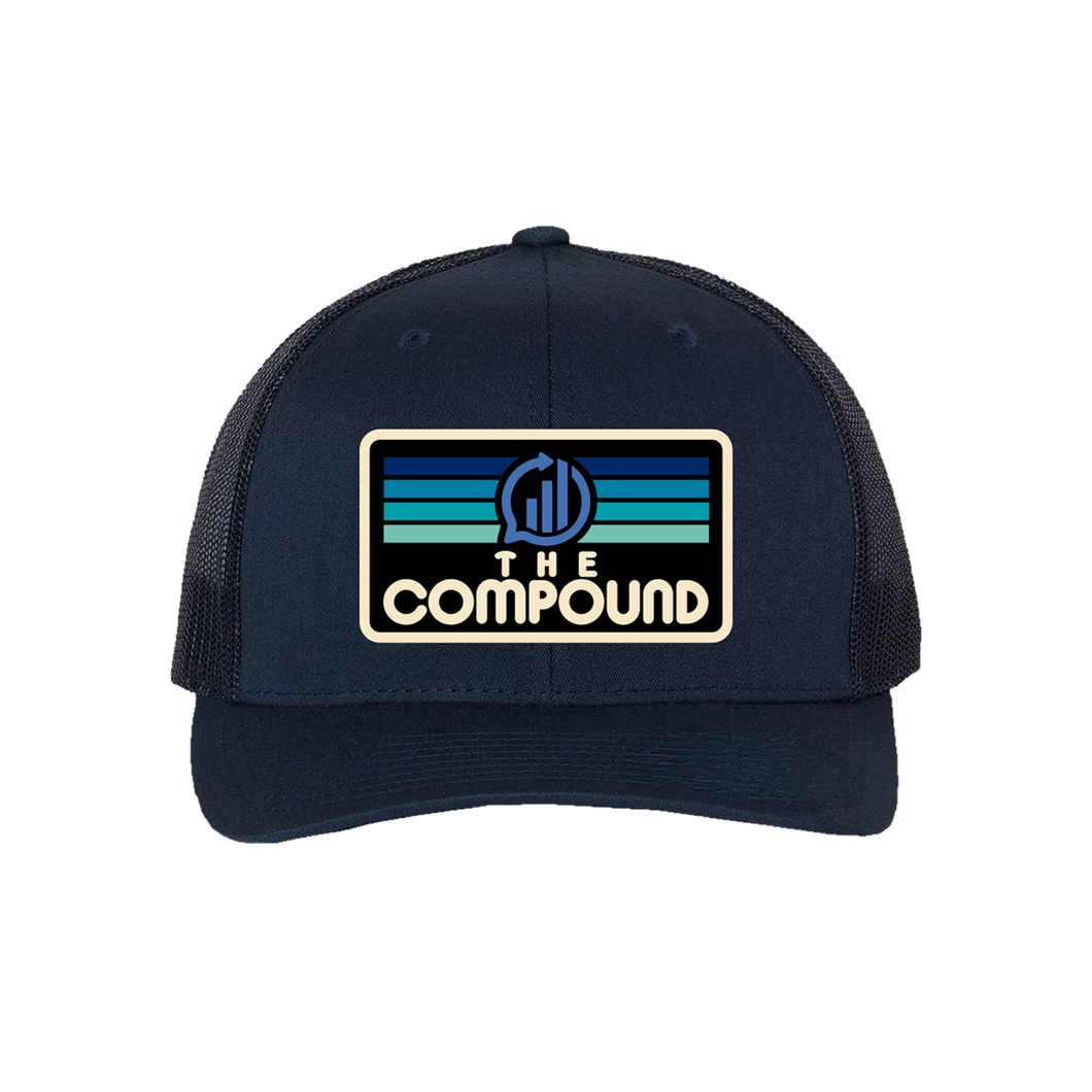 Sunset Patch Trucker (Navy)