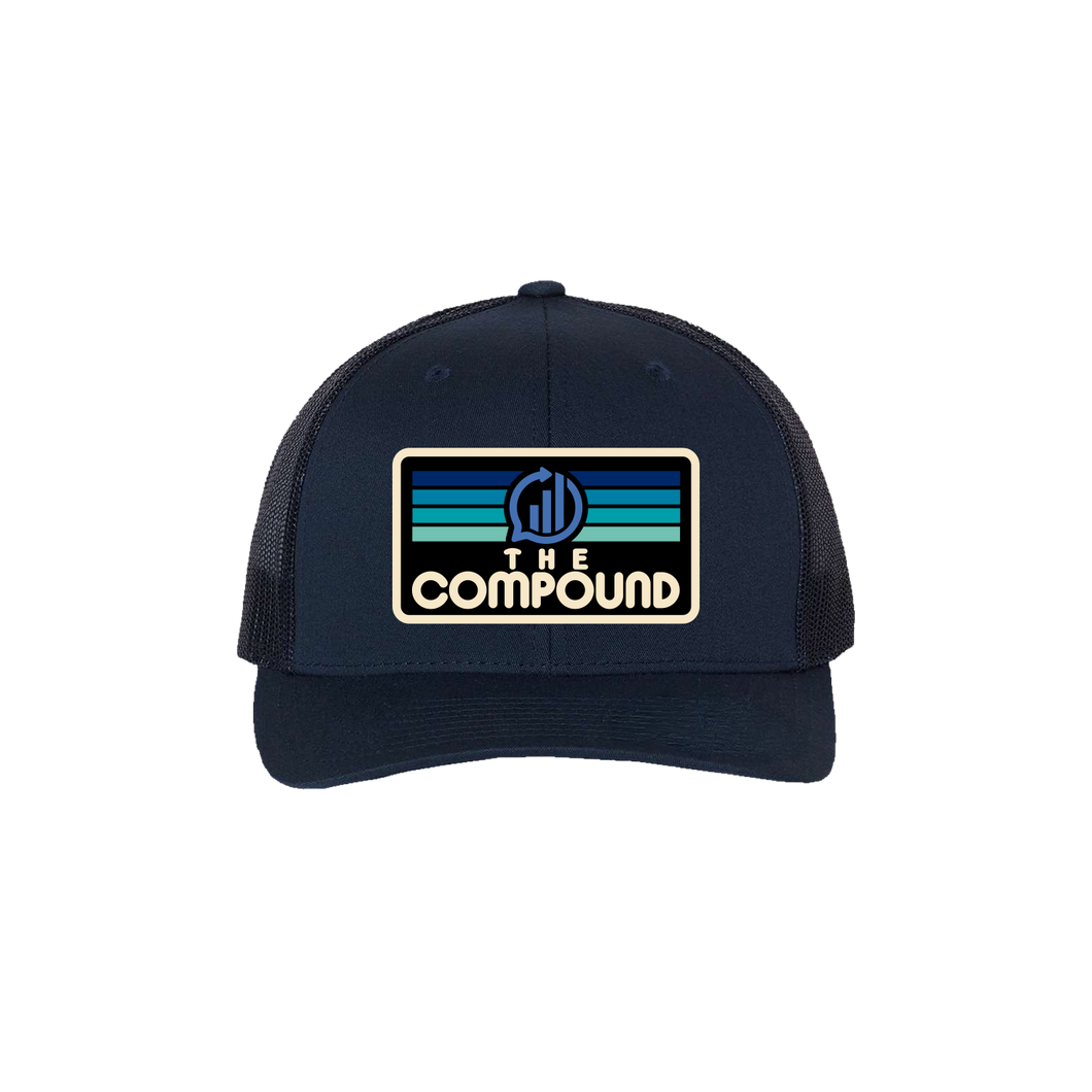 Sunset Patch Trucker (Navy)